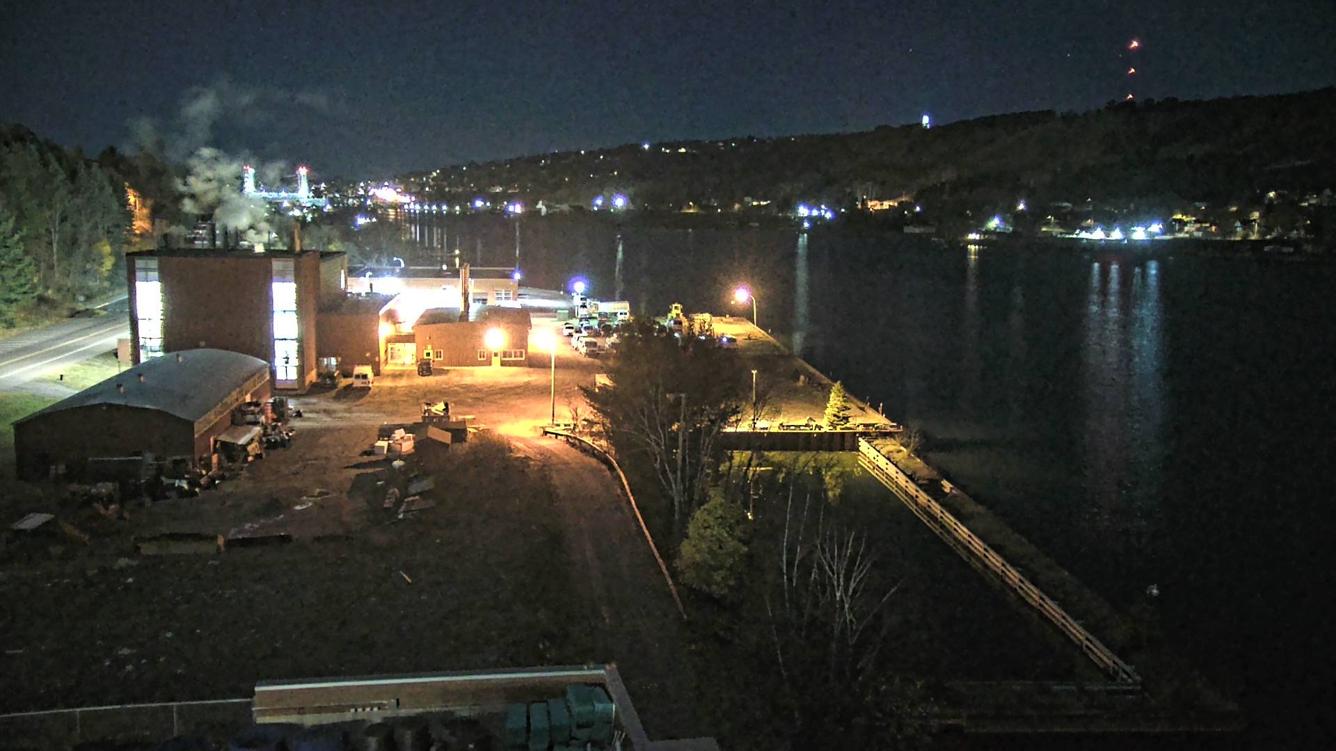 A view of the Keweenaw Waterway looking west.