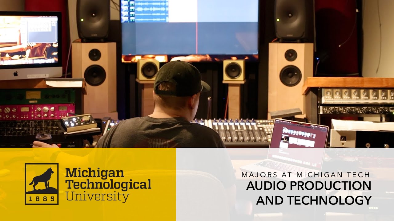 Preview image for Study Audio Production and Technology at Michigan Tech video